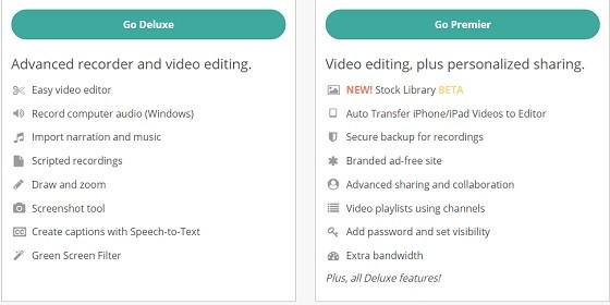 Difference in plans of screencast o matic Difference in plans of screencast o matic school learning