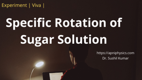 specific rotation of sugar solution apniphysics
